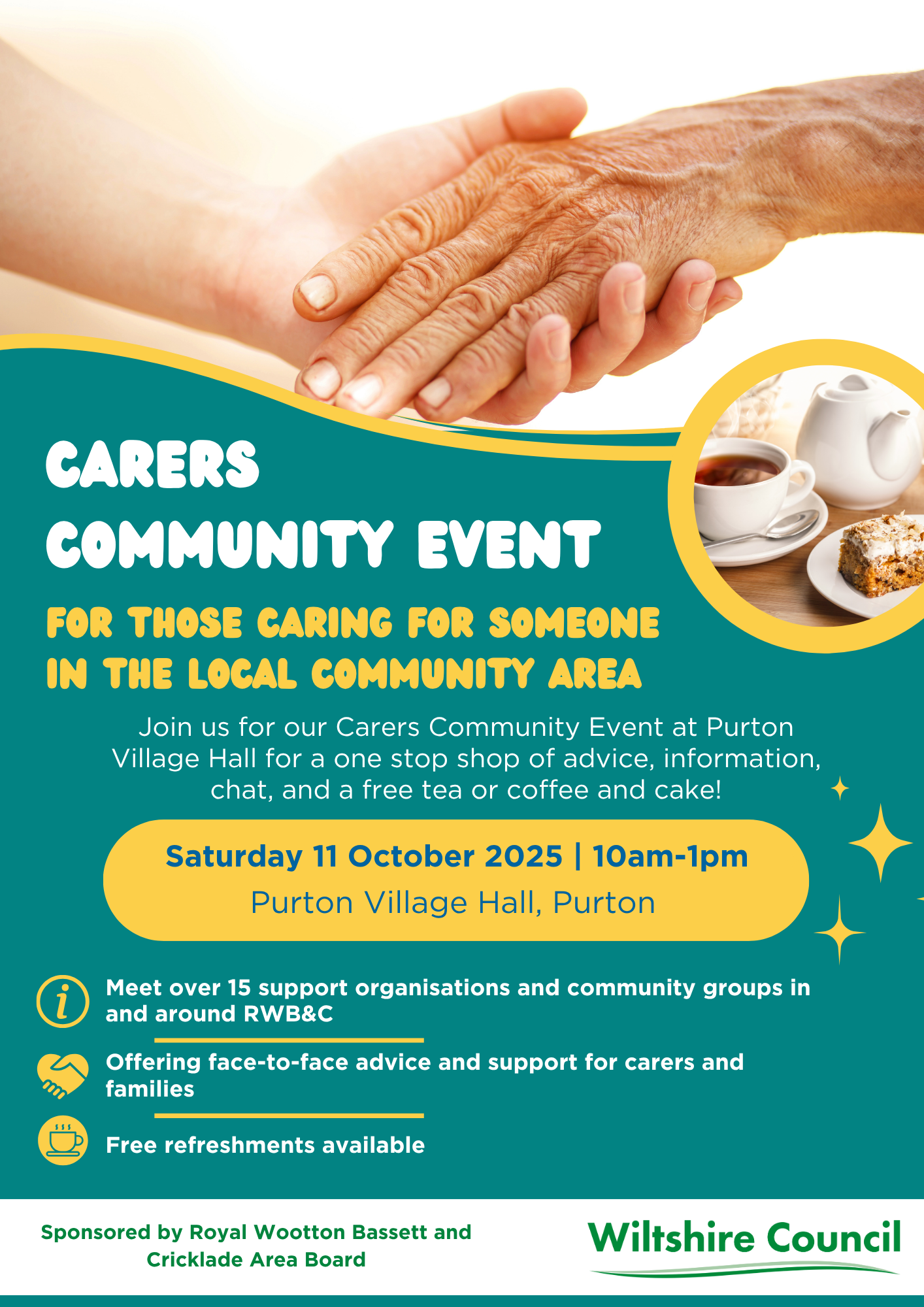 Carers Community Event Poster